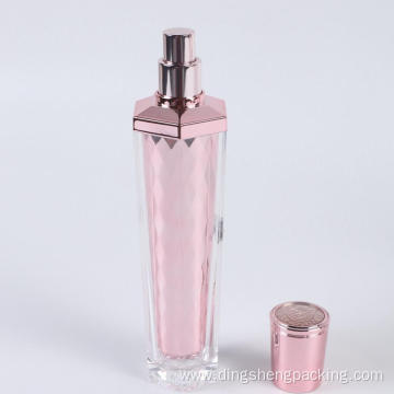 120ml Electro-Plated Plastic Lotion Bottle With Plastic Cap